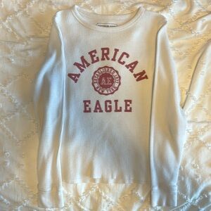 American Eagle Girls Long Sleeve Thermal Shirt
